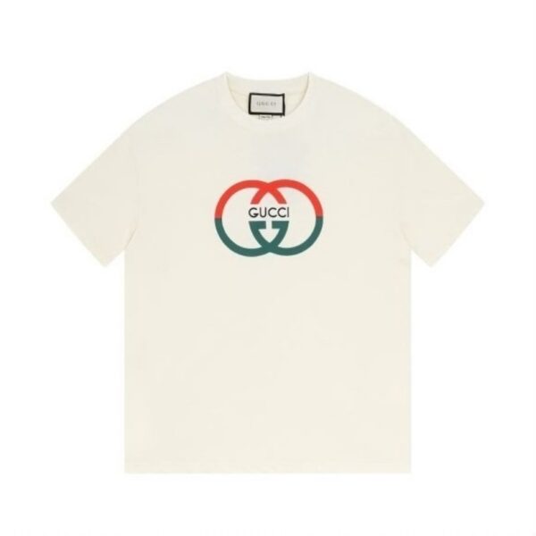 GG T-shirt Double G Logo White
