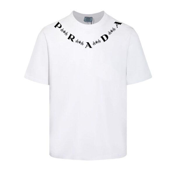 PRD T-shirt Bicycle Print White