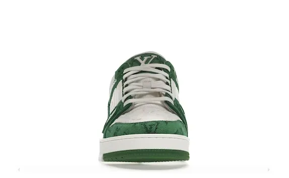 trainer-green-monogram-denim-white-3.webp Trainer Green Monogram Denim White