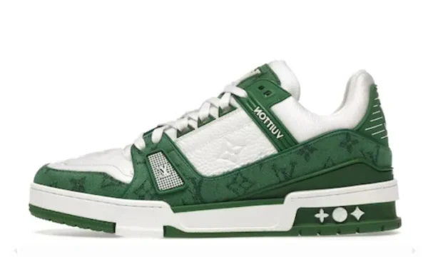 trainer-green-monogram-denim-white.webp Trainer Green Monogram Denim White