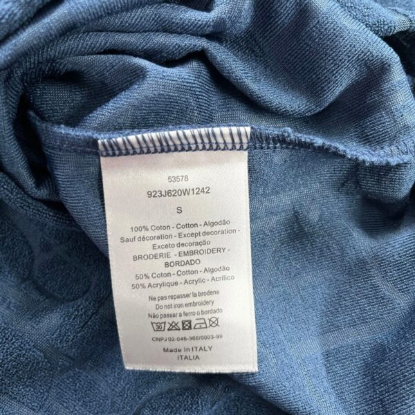 wefef0136-11.jpg CD T-shirt Embossed Monogram Navy