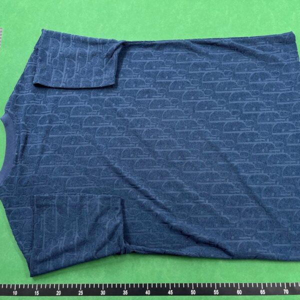 wefef0136-12.jpg CD T-shirt Embossed Monogram Navy