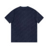 wefef0136-2.jpg CD T-shirt Embossed Monogram Navy