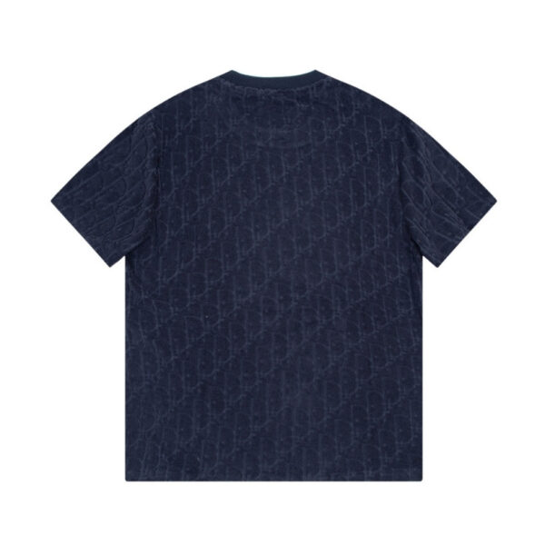 wefef0136-2.jpg CD T-shirt Embossed Monogram Navy
