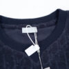 wefef0136-5.jpg CD T-shirt Embossed Monogram Navy