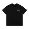 CD T-shirt Black Distressed Logo Couture
